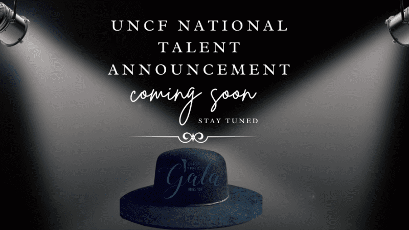 UNCF National Announcement, Coming Soon, Stay Tuned 