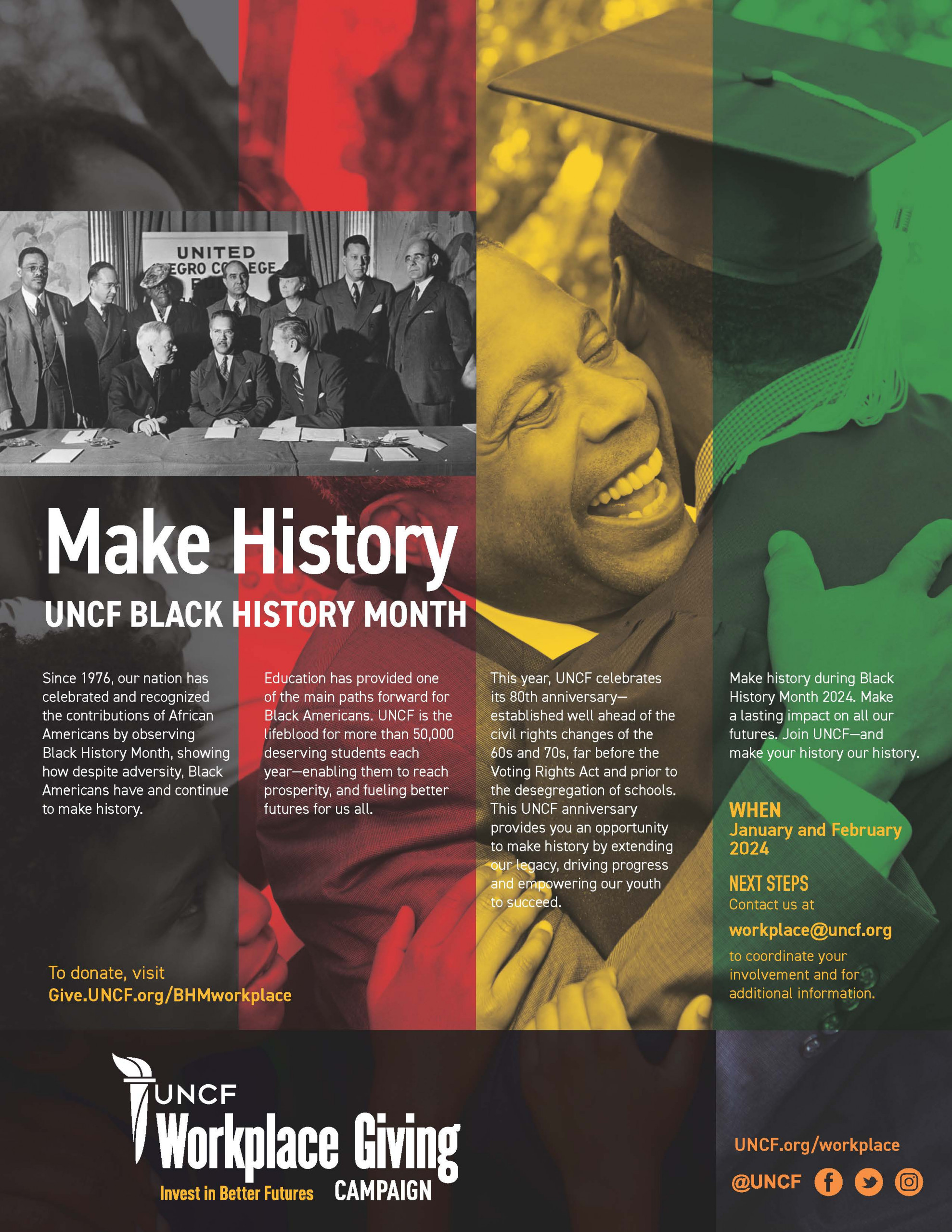 Workplace Black History Month Flyer 