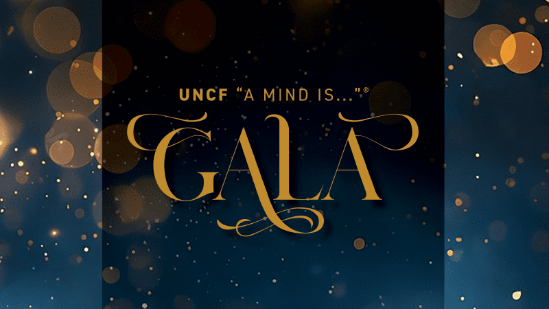 UNCF A Mind Is Gala banner