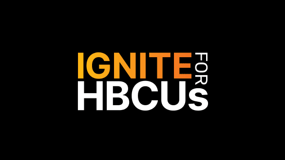 Ignite for HBCUson black bakcground