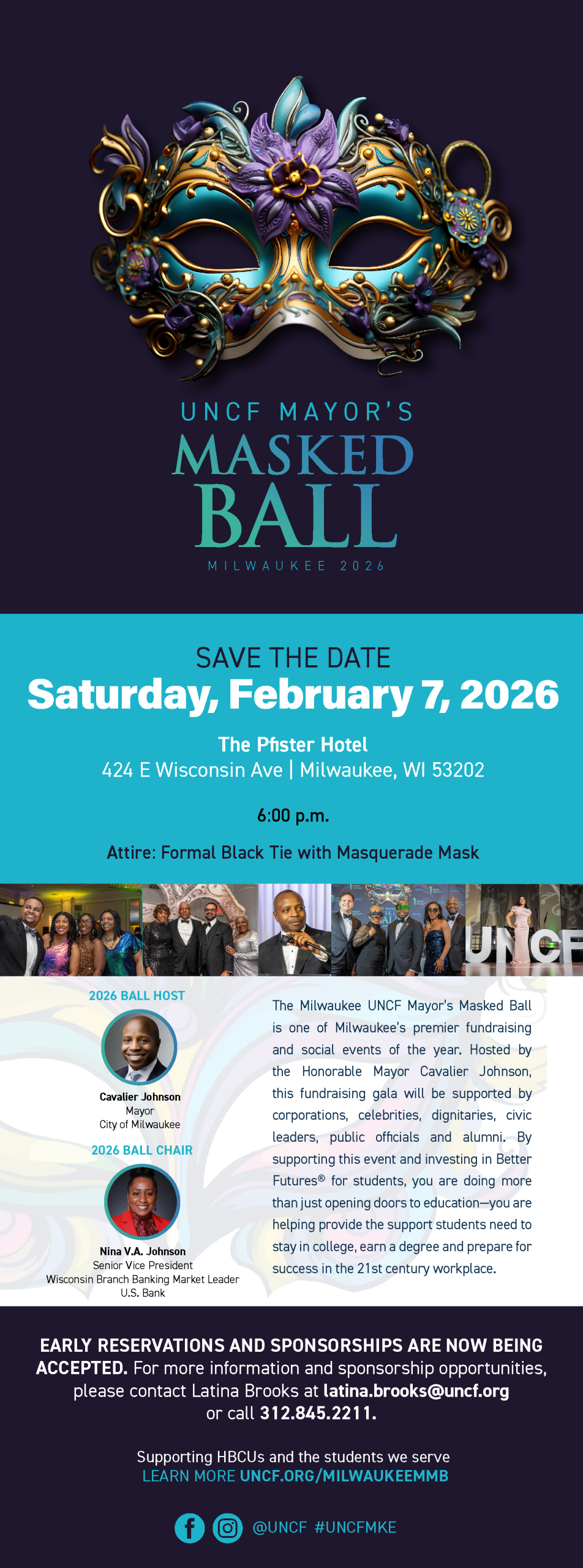 2026 UNCF Mayor’s Masked Ball – Milwaukee