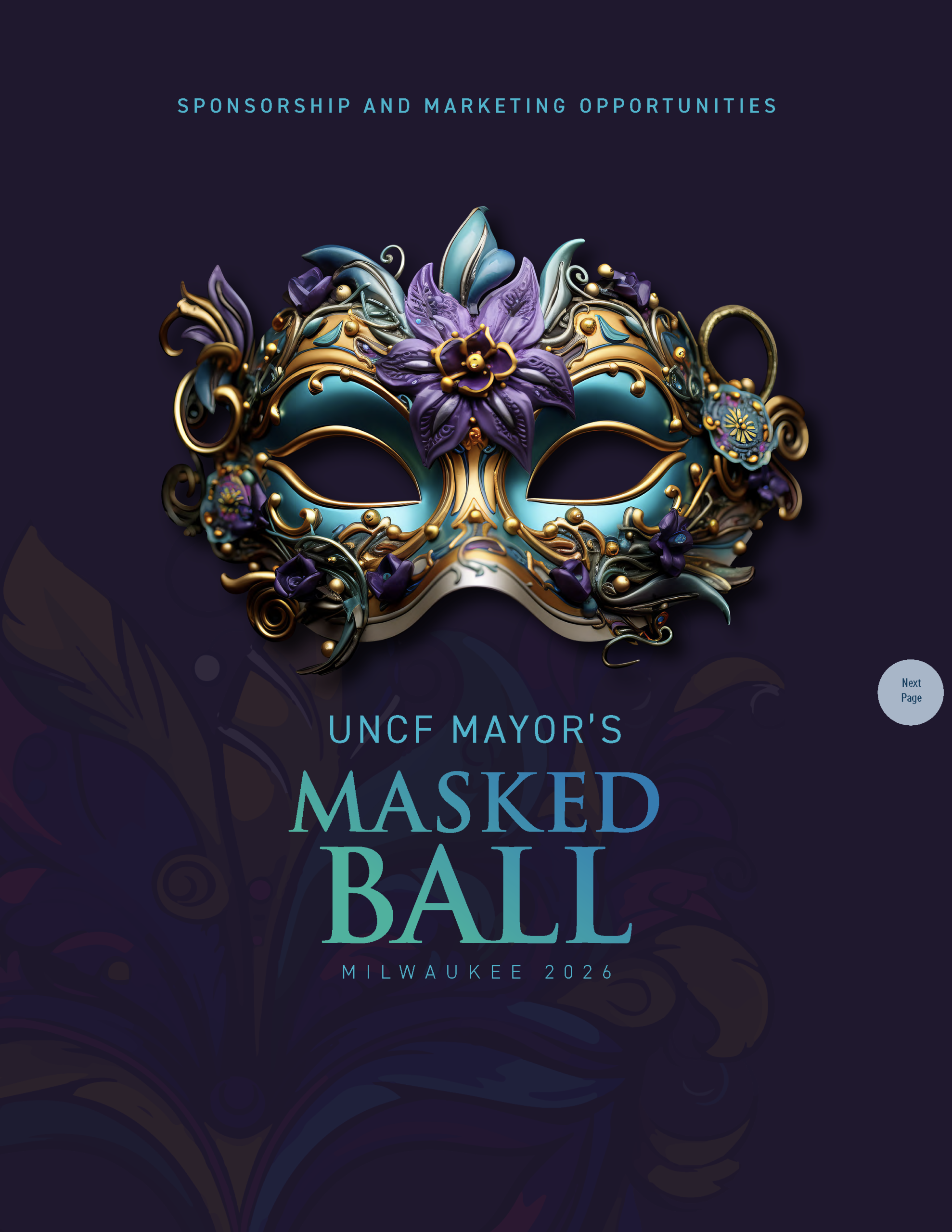 Sponsorship and Marketing Opportunities | UNCF Mayor's Masked Ball Milwaukee 2026