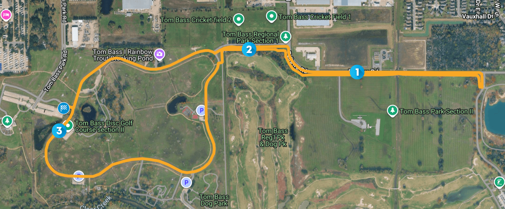 2026 UNCF Houston 5K Route