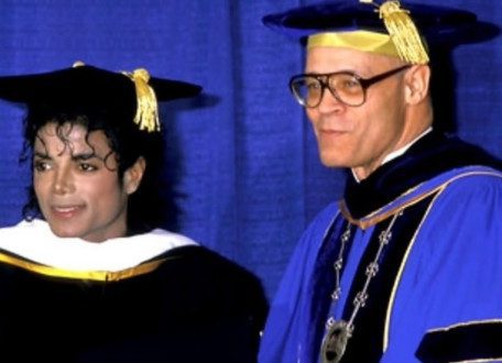 Michael Jackson received an honorary degree from UNCF-member institution Fisk University on March 10, 1988, in recognition of his philanthropic contributions to UNCF, specifically establishing the Michael Jackson Endowed Scholarship Fund.