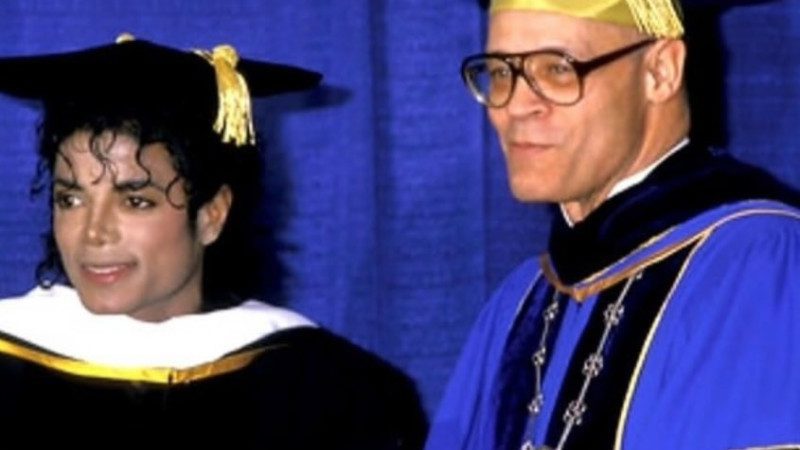 Michael Jackson received an honorary degree from UNCF-member institution Fisk University on March 10, 1988, in recognition of his philanthropic contributions to UNCF, specifically establishing the Michael Jackson Endowed Scholarship Fund.