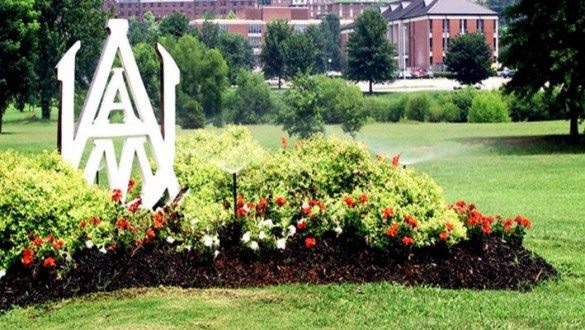 Alabama AM University sign