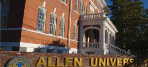 Allen University sign