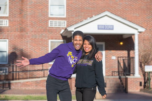 Benedict College students on campus