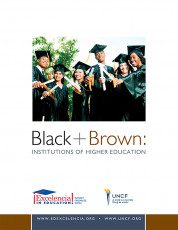 Black + Brown- Institutions of Higher Education report cover