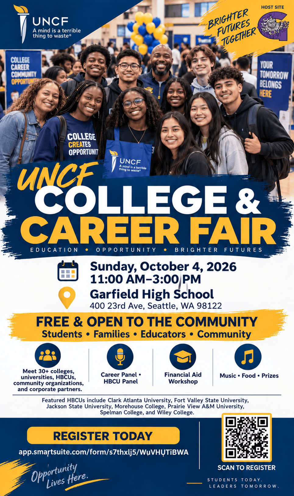 UNCF HOSTS FREE COLLEGE AND CAREER FAIR