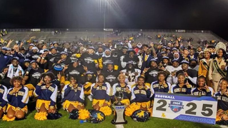 Johnson C. Smith University defeated two-time defending champion Virginia Union University 45-21 at the 2025 Central Intercollegiate Athletic Association (CIAA) Football Championship on Nov. 15, 2025—the Golden Bulls’ first CIAA football title since 1969.