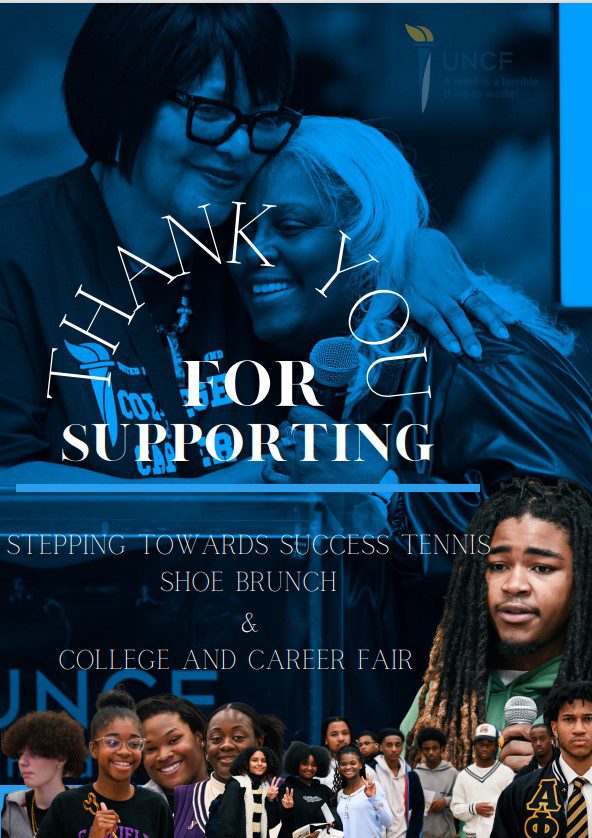 Thank you for supporting | Stepping Towards Success Tennis Shoe Brunch & College and Career Fair 