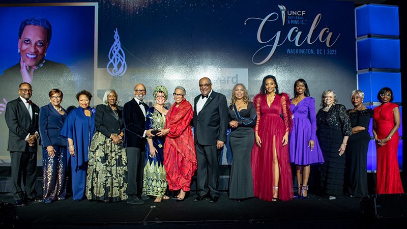 Event leaders at the 2023 DC AMI gala onstage