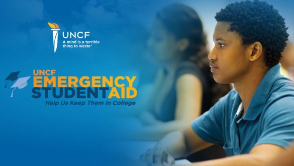 UNCF Emergency Student Aid banner