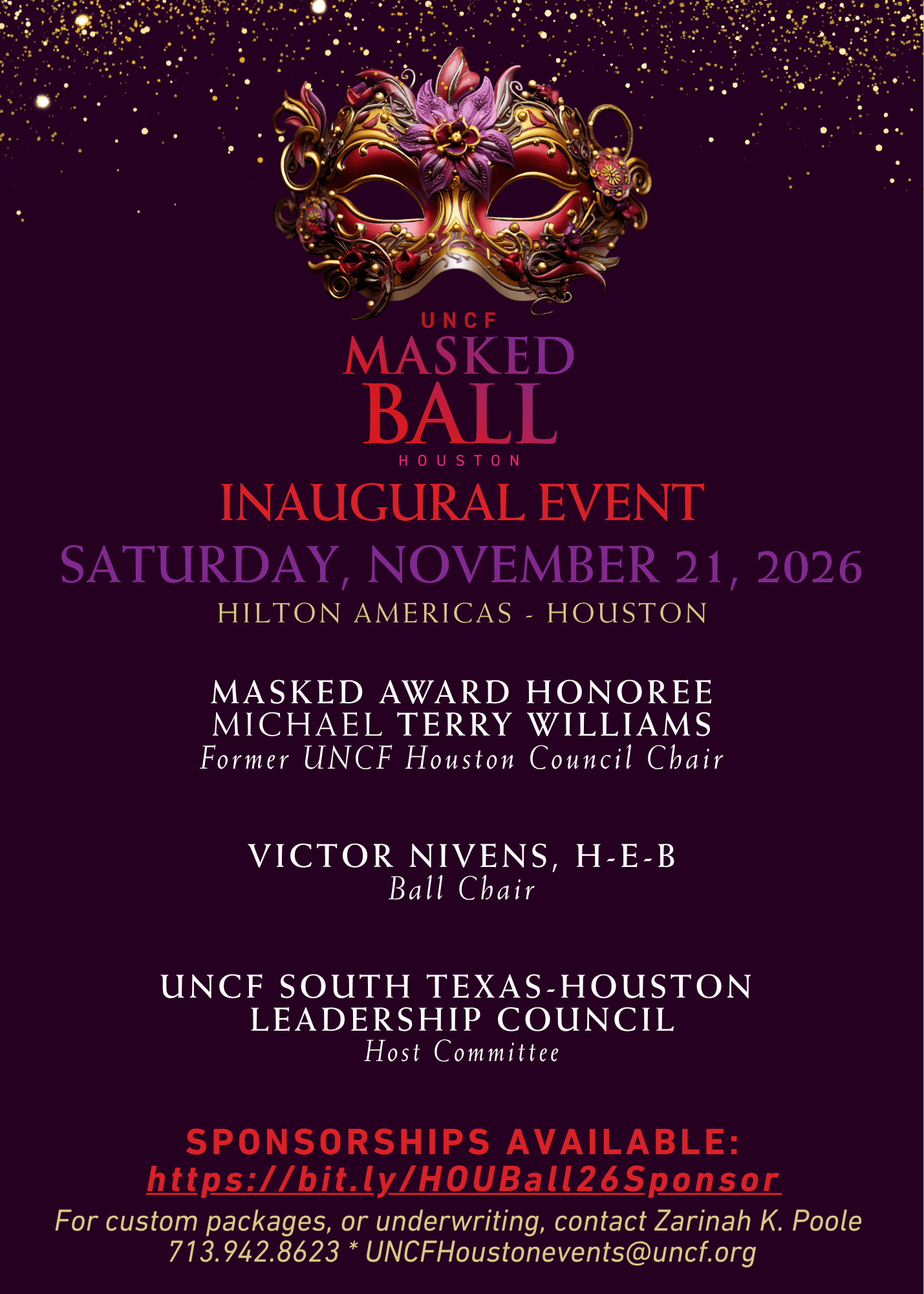 Houston Ball Save the Date 2026