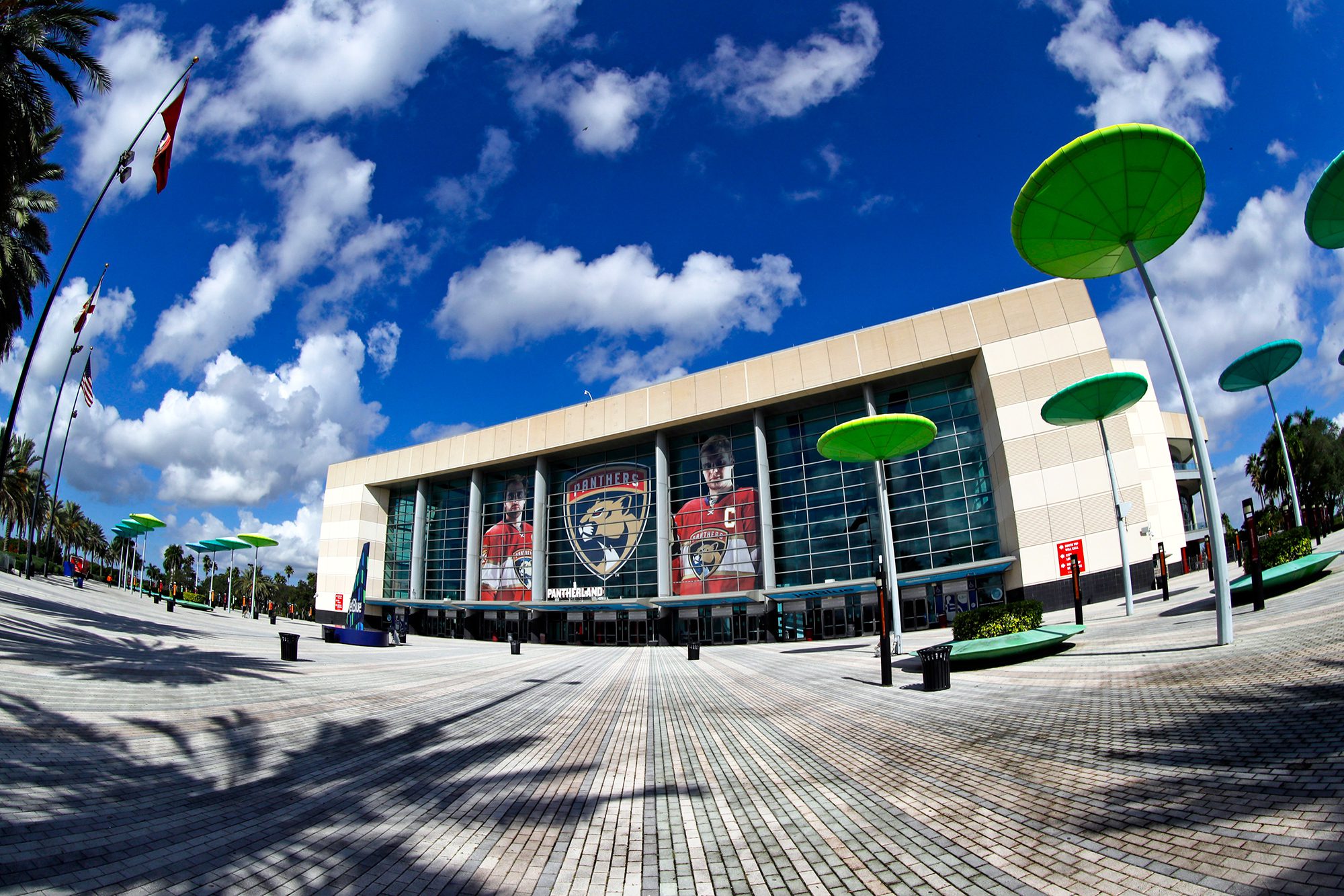 Exterior photo of FLA Live Arena