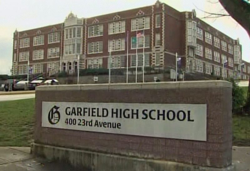 exterior photo of Garfield High School