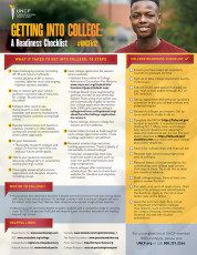 Getting into College: A Readiness Guide one pager