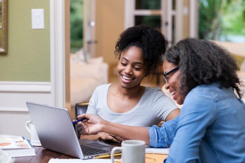 Getty Images, mother and daughter