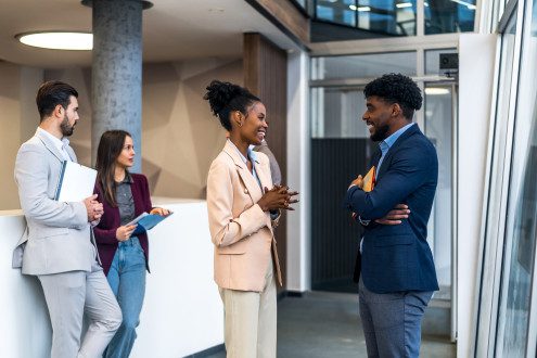 Getty Images, people networking