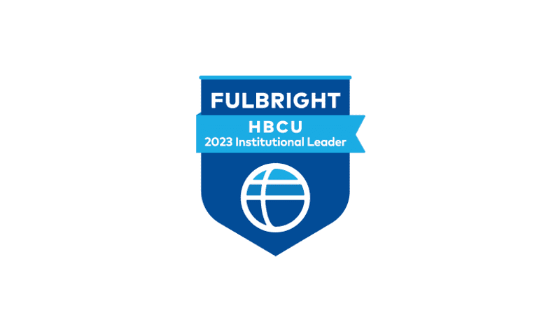 Fulbright HBCU 2023 Institutional Leader graphic