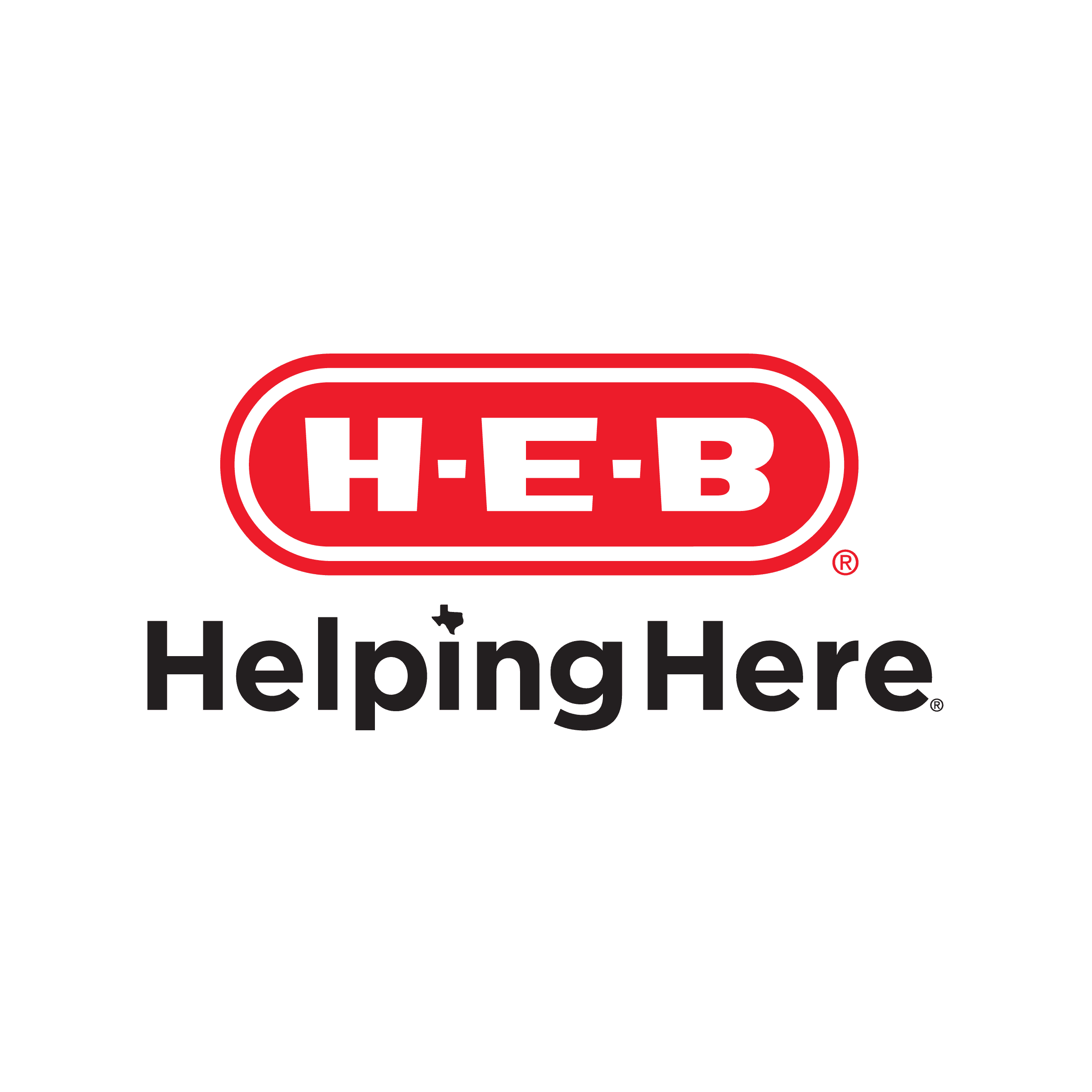 HEB Helping Here Logo