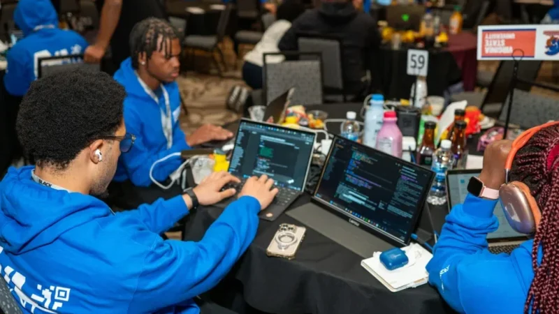 2025 BE Smart HBCU Hackathon. Photo courtesy of Black Enterprise.