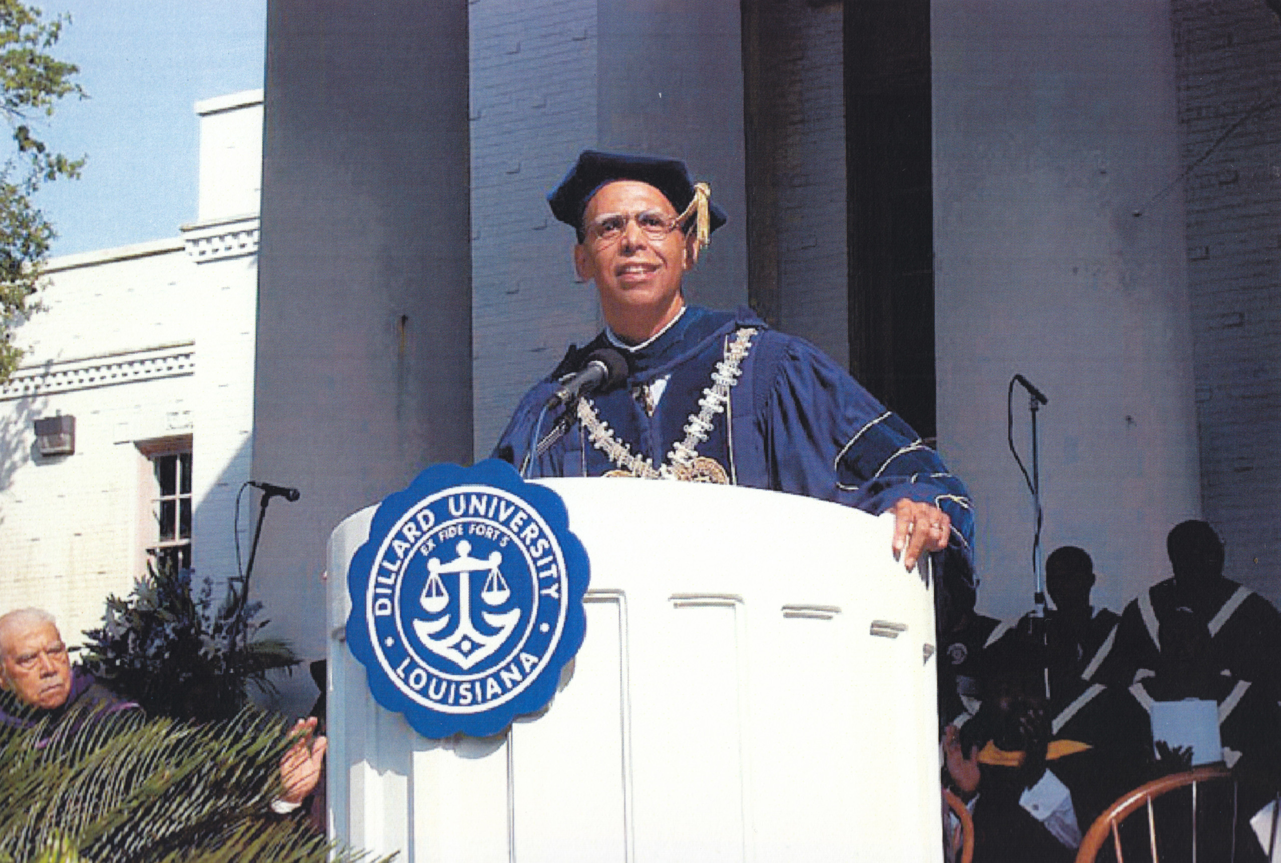 From 1997 to 2004, Dr. Lomax served as the fifth president of Dillard University.