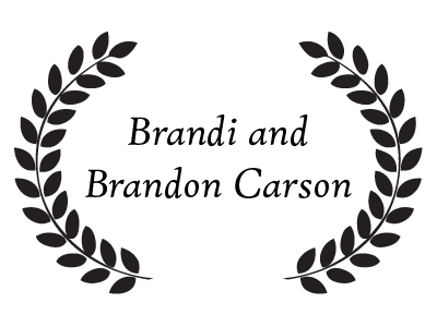 Listed Sponsors: Brandi and Brandon Carson