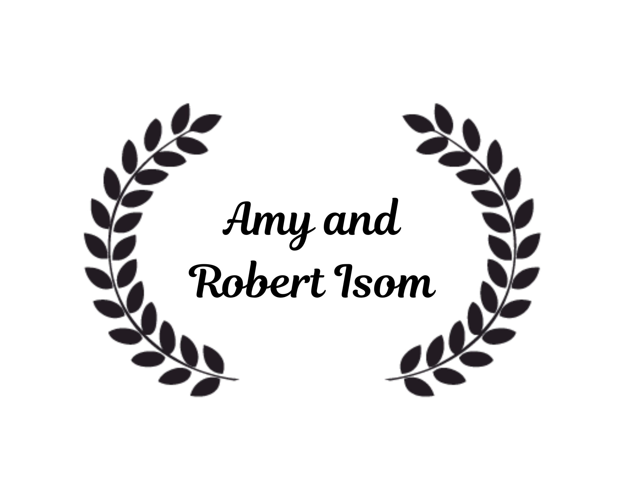 Amy and Robert Isom