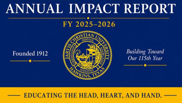Jarvis Christian University Annual Report graphic