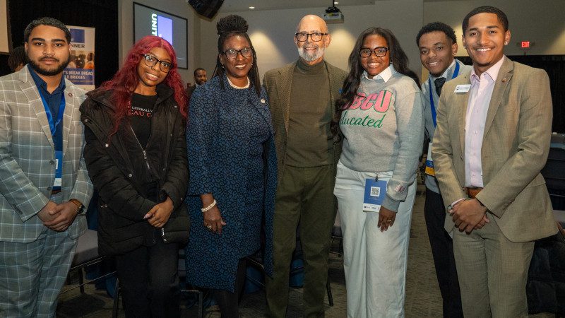 CAU student Jayden Griffin attends Unity Dinner