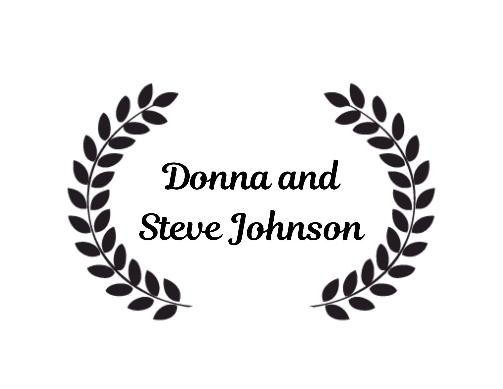 Donna and Steve Johnson