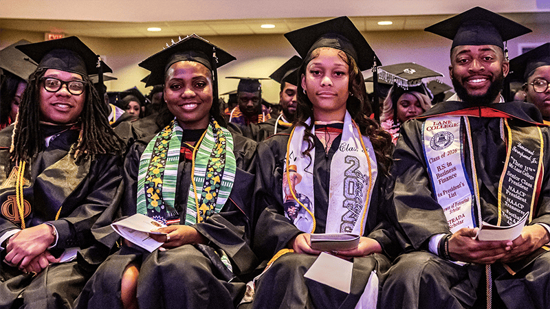 Graduates at Lane College's 2026 commencement