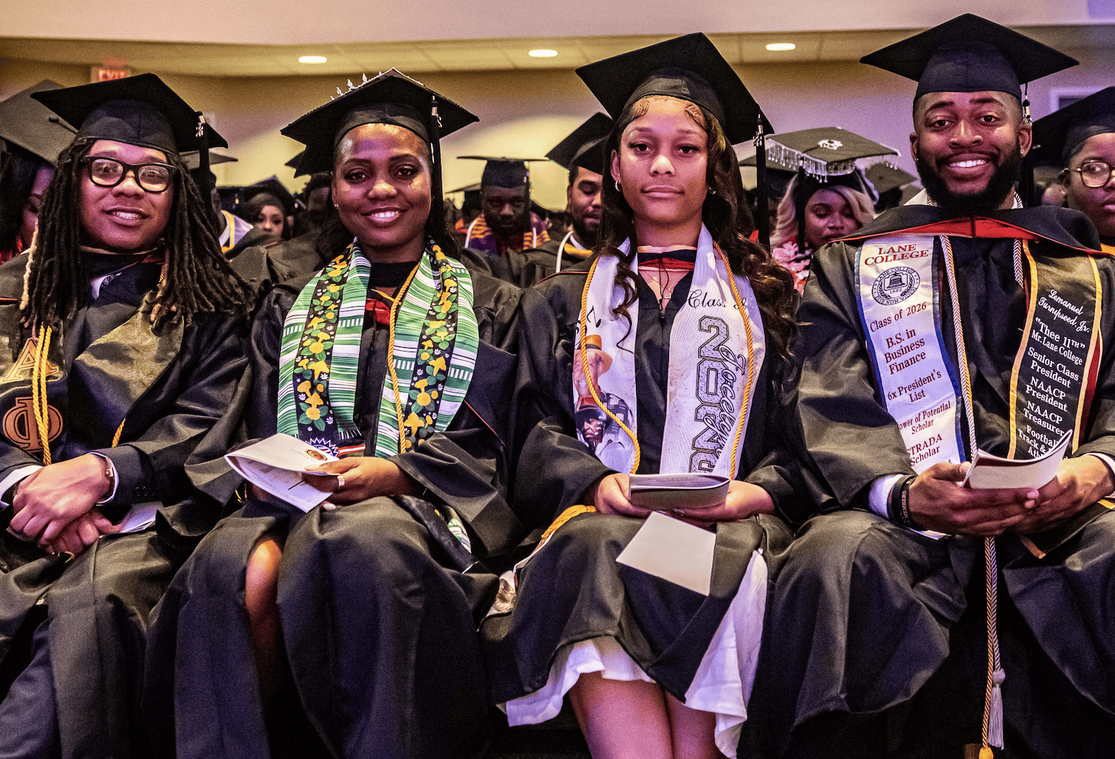 Graduates at Lane College's 2026 commencement
