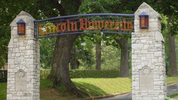 Lincoln University Pennsylvania sign