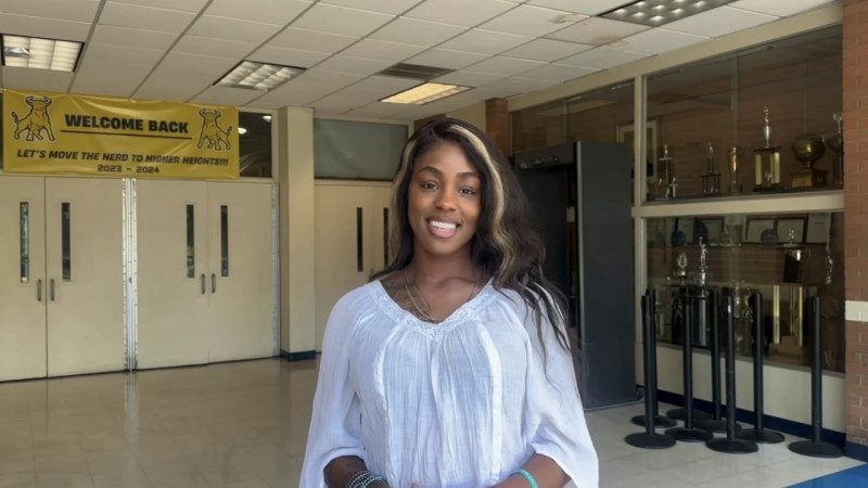 UNCF Scholar Malaysia Davis, a Johnson C. Smith University alumnae.
