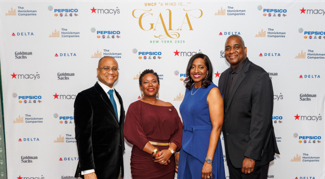 Adrian Mitchell, chief operating officer and chief financial officer, Macy’s, Inc., accepted the Corporate Partner Award on behalf of Macy’s; Nicole Pullen Ross, partner, NY Head, Private Wealth Management and Head of Sports and Entertainment Solutions, Goldman Sachs was presented with the Shirley Chisholm Award; and Angela and Reginald Goins, founders, Reginald & Angela Goins Charity Fund, were presented with the Leadership Award.