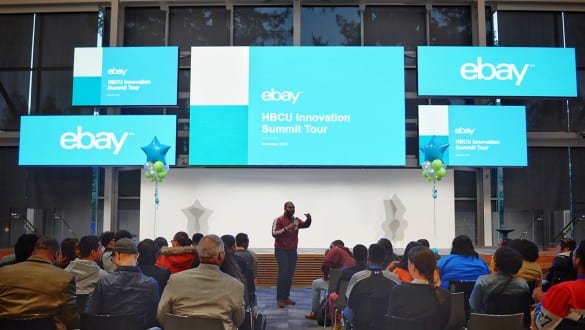 UNCF students at Ebay attending conference
