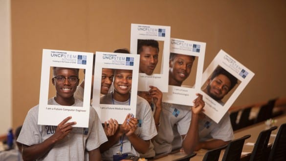 Participants in Fund 2 Foundation UNCF Stem Scholars program