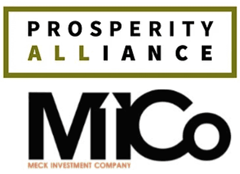 Prosperity Alliance/Meck Investment Co. combination logo