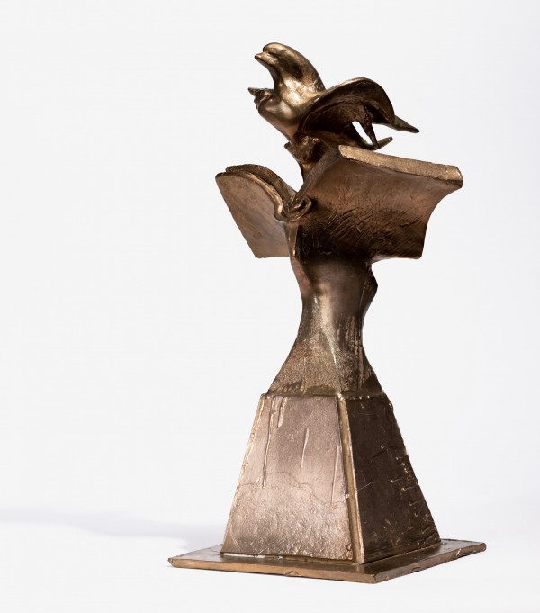 Richard Hunt's Book Bird, 1985 Cast Bronze