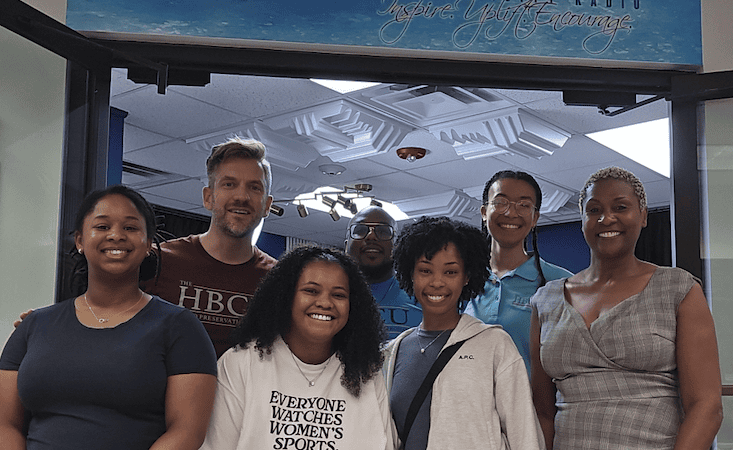 WJOU 90.1 FM at UNCF-member institution Oakwood University. Photos from the HBCU Radio Preservation Project.