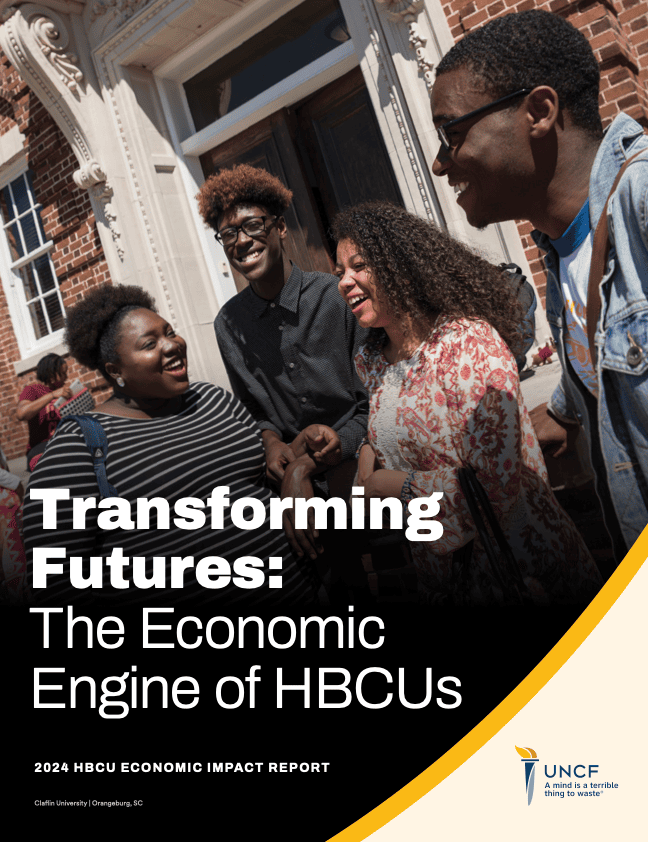Cover for HBCU Economic Impact Report 2024