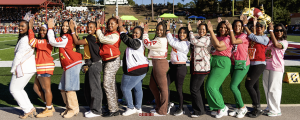 The Divine Nine at a previous Tuskegee University’s Homecoming Week. Photo from Tuskegee University.