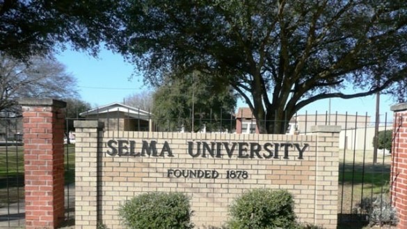 Selma University sign