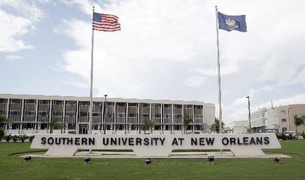 Southern University at New Orleans sign