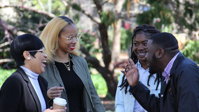Allen University Students smiling