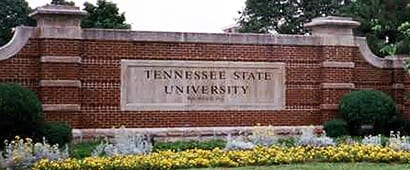 Tennessee State University sign