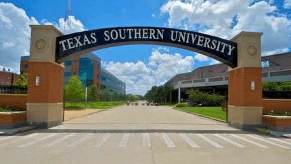 Texas Southern University sign